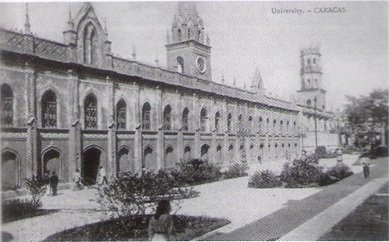Antigua sede de la Universidad Central.
(Hoy sede del Palacio de las Academias y otras dependencias oficiales)