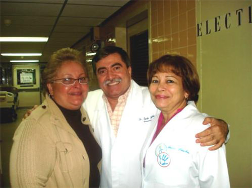 Maritza Wilhem, Carlos Aguilar y Amelia Sánchez