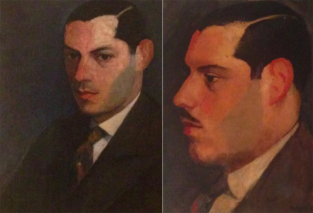 Figura 15. Dos retratos del Doctor Carlos R. Travieso por Francisco Narváez.