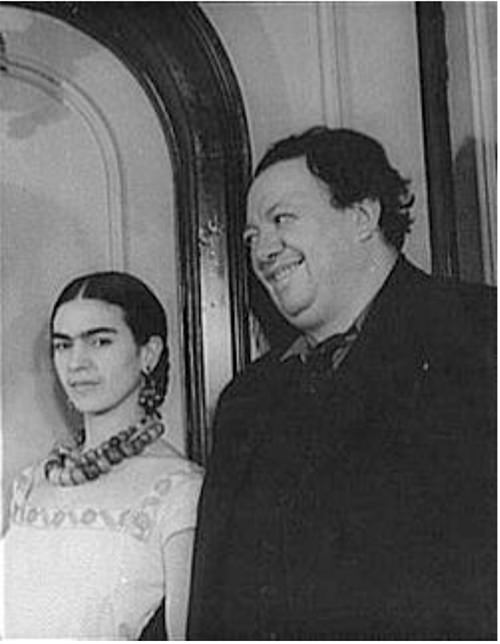 Figura 2. Frida con su marido Diego Rivera (1932)