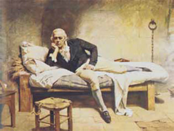 Figura 8. Miranda en la Carraca. Óleo sobre tela. 197 x 246 cm. 1898. Galería Nacional.