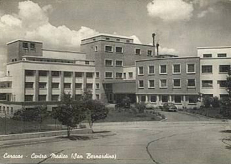 Fig 7: Centro Médico de Caracas, en la fecha de su inauguración (1947)