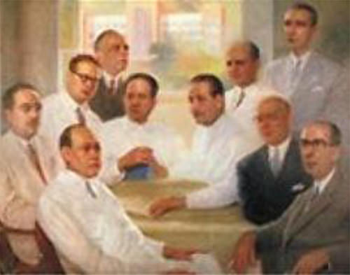 Fig 8: Médicos fundadores del Centro Médico de Caracas.