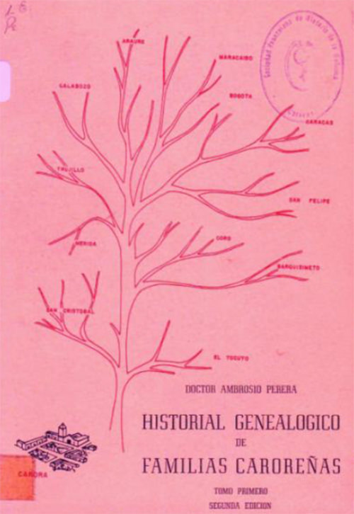 Fig 2. Genealogía de Familias Caroreñas