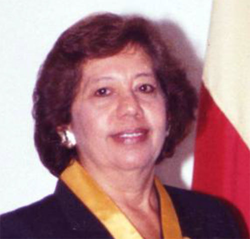Fig 6. A) Rosa Cedeño de Rincón.