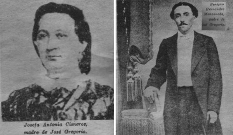 Benigno y Josefa, padres del Dr. Hernández