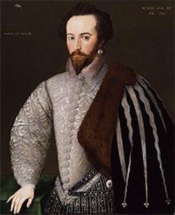 Fig 10. Sir Walter Raleigh (1554-1618) National Portrait Gallery, London