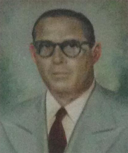 Figura 3. Carlos R. Travieso. Fotografía en la Galería de Expresidentes de la Academia Nacional de Medicina.