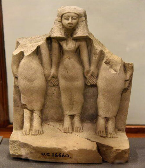 Figura 23. Merit-Ptah, Mujer Médico Jefe de la Corte Real (2700 a. C.). Período dinástico temprano en Egipto (c. 3150 - c. 2613 a. C.)