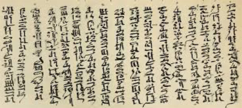 Figura 6. Papiro de Berlín. Museo Egipcio de Berlín