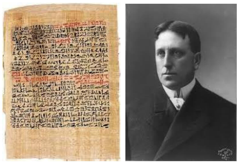 Fig 8. William Adolph Hearst y el papiro Hearst