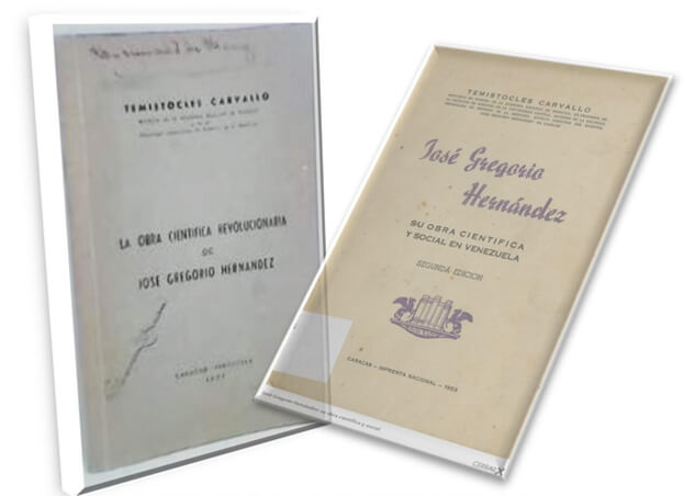 Figura 4. Portadas de dos libros escritos por el Dr. Carvallo relativos a la obra de su tío, el Dr. José Gregorio Hernández.