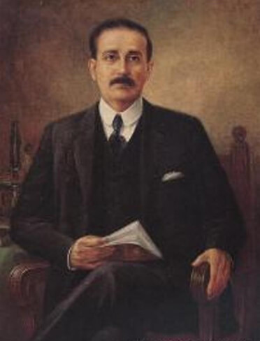 Figura 5. Dr. Venerable Jo´se Gregorio Hernández Cisneros. Oleo pintado por el Sr. Locatelli bajo la dirección del Dr. Temístocles Carvallo