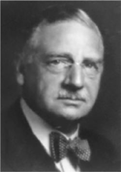 Figura 7. Otto Loewi: retrato y reproducción esquemática de su famoso experimento de perfusión.