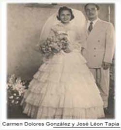 Figura 4. Boda de los Tapia-González, 1952.