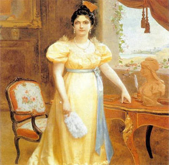 Fig.6. Luisa Cáceres de Arismendi Autor: J Mauri, 1899