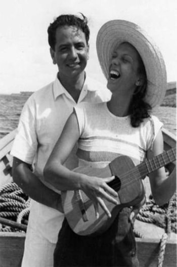 Foto 2. El Dr. Calvo y su esposa Carmen