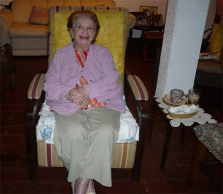 Fig. 5. Josefina Hernández Espinal, hija del Dr. Hernández