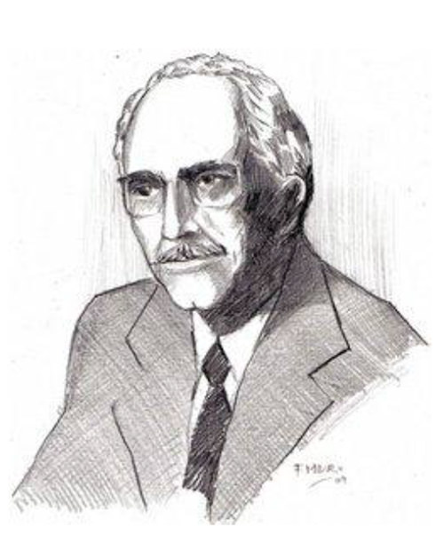Fig 2: Ricardo Baquero en ilustración de Francisco Maduro