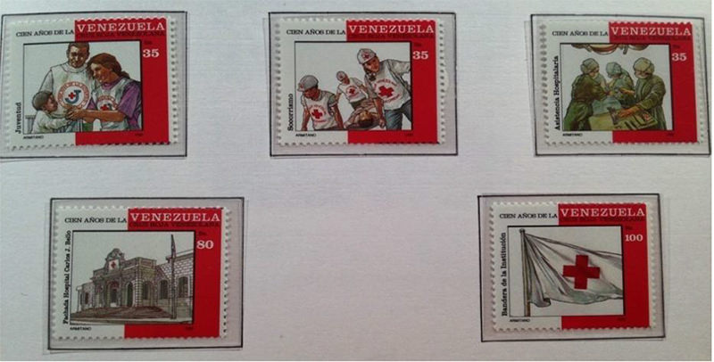 Fig 13 1995 100 AÑOS DE LA CRUZ ROJA VENEZOLANA
