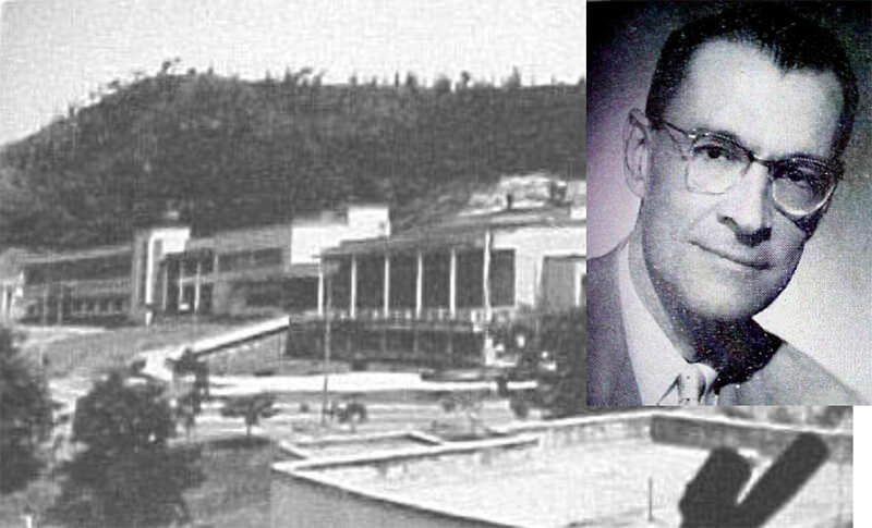 Fig 2. Instituto Anatomopatológico, en 1949 y su Fundador Dr .José Antonio O’Daly Serraille
