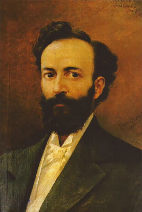 Fig 7. Autorretrato, Carlos Rivero Sanavria, 1903