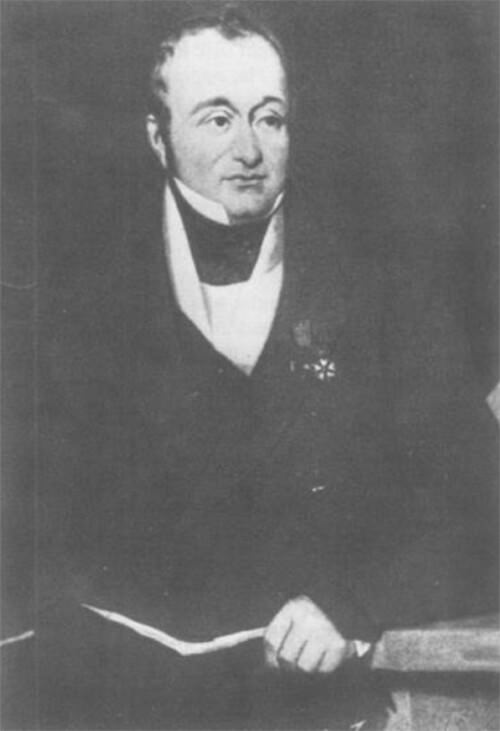 Fig 3. Barón Guillaume Dupuytren Promotor de la conducta médica. Cortesía de Yale Medical History Library