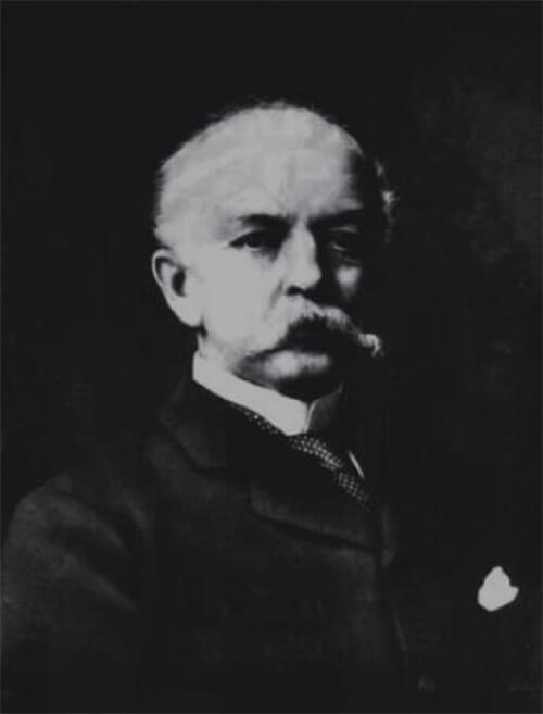 Fig 5. Charles McBourney, creador del punto, el signo y la incisión. De Yale SH. Clin Med Res 2005: 3: 187-89