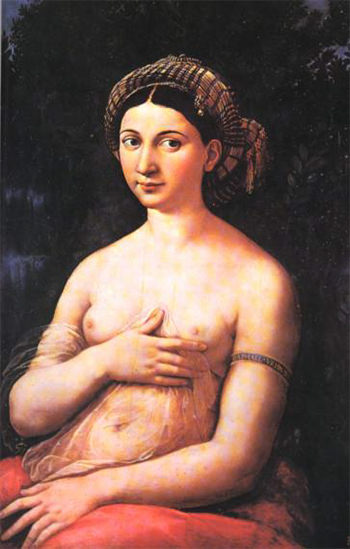 Fig 5: La Fornarina de Rafaello Sanzio