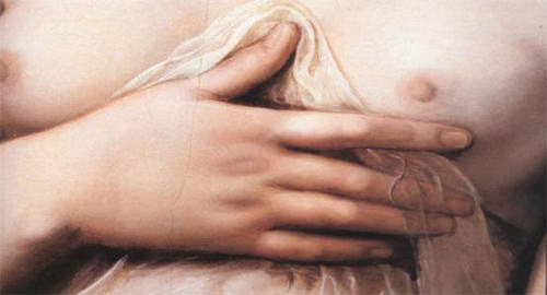 Fig 6: Detalle, donde se observa la lesión