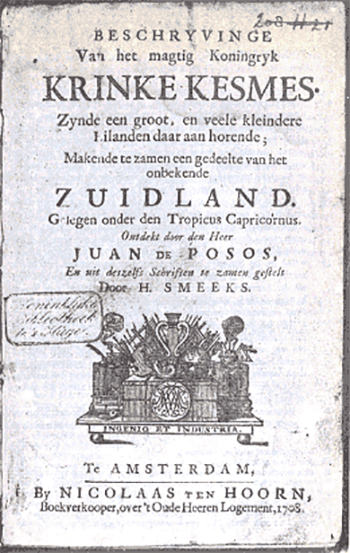 Fig 11. Portada de la obra de Barentzoon: Piratas en la América