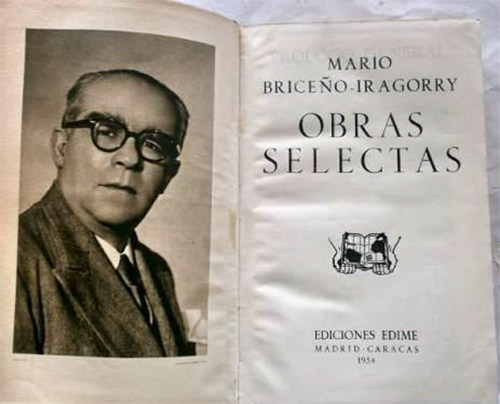 Fig 9. Foto de Mario Briceño Iragorry en sus Obras Selectas