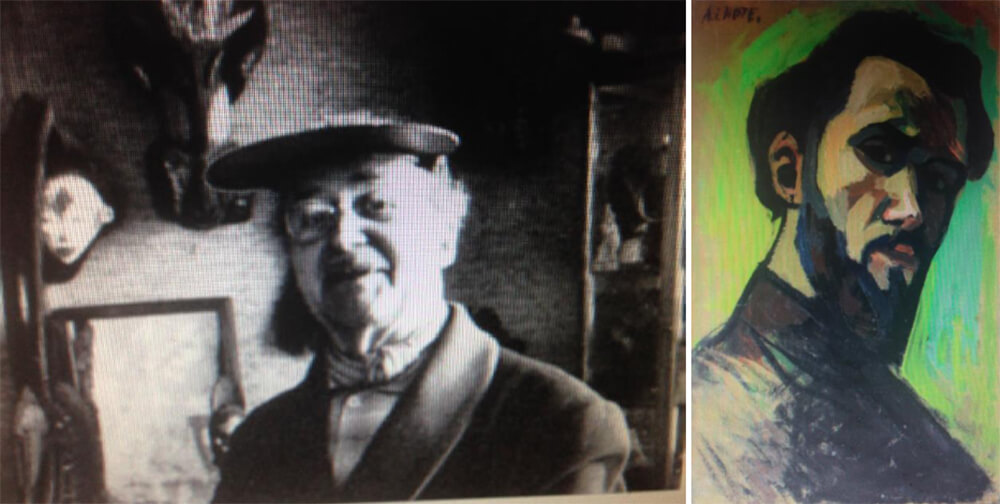 Figura 12. El pintor André Lhote (1885-1962). Fotografía y autorretrato.