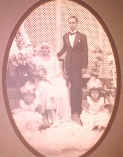 Figura 5. Boda de Paulita Santiago con Luis A. Sanoja