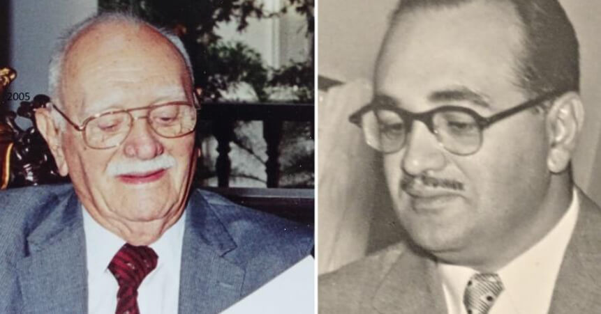 Figure 1. Dr. Francisco Montbrun Ríos. 2005 and 1955