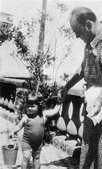 Figura 7. Con Gloria (su última fotografía).