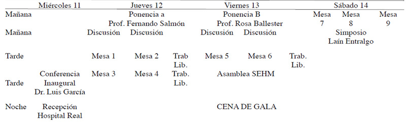 PROGRAMA PROVISIONAL